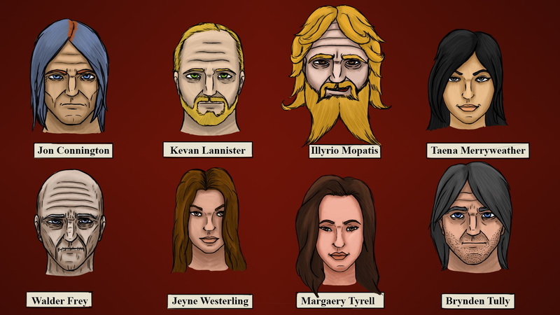 1080P, A Song Of Ice And Fire, Fantasy, Walder Frey, Margaery Tyrell, Brynden Tully