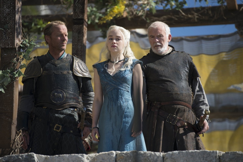 1080P, Jorah Mormont, Ian McElhinney, Barristan Selmy, Game Of Thrones, Iain Glen, Daenerys Targaryen, Emilia Clarke, TV Show