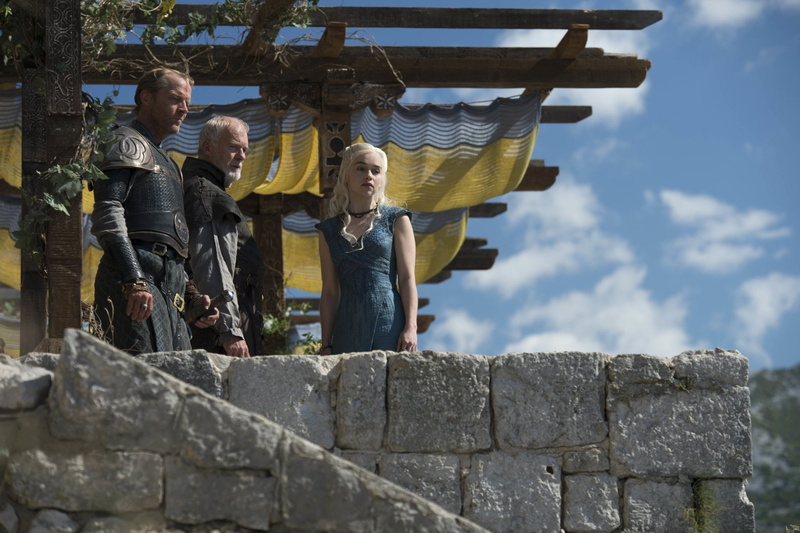 Iain Glen, TV Show, Game Of Thrones, Emilia Clarke, Ian McElhinney, Daenerys Targaryen, Jorah Mormont, Barristan Selmy, 1080P