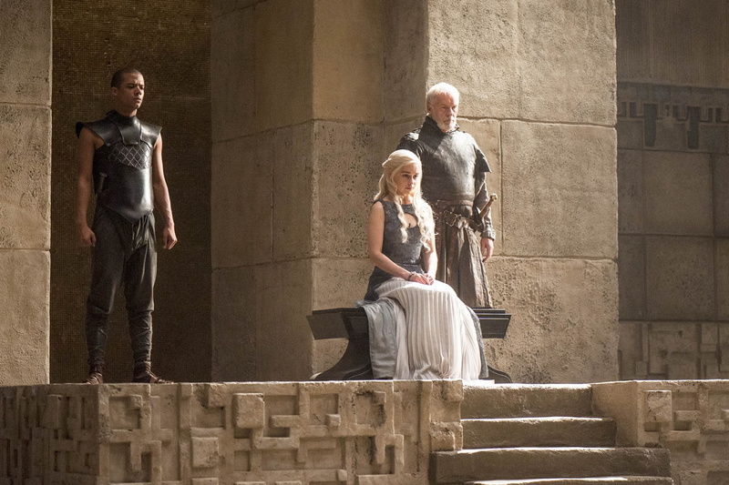 Daenerys Targaryen, Barristan Selmy, Grey Worm, Game Of Thrones, TV Show, 1080P, Jacob Anderson, Emilia Clarke