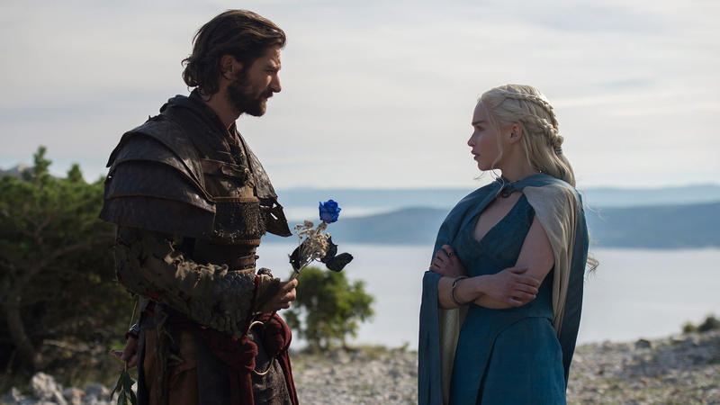 TV Show, Emilia Clarke, Michiel Huisman, Daario Naharis, Daenerys Targaryen, Game Of Thrones, 1080P