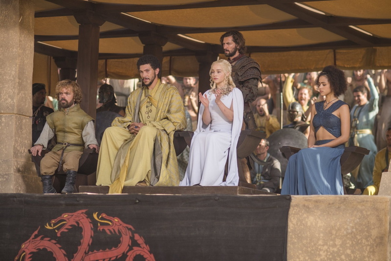 Peter Dinklage, Hizdahr zo Loraq, TV Show, Game Of Thrones, Tyrion Lannister, Daario Naharis, Daenerys Targaryen, 1080P, Emilia Clarke, Missandei (Game Of Thrones)