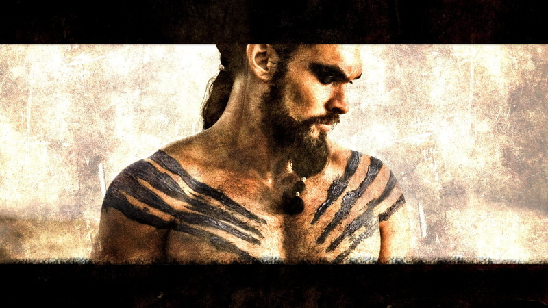 digital, beard, black, Game Of Thrones, Jason Momoa, man, TV Show, 1080P, Drogo (Game Of Thrones)