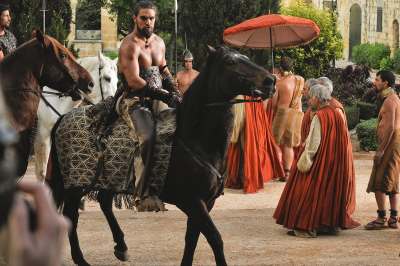 tv, x, animals, Game of Thrones, game, khal, drogo, thrones, dothraki, series, horses, hd, art, 2K