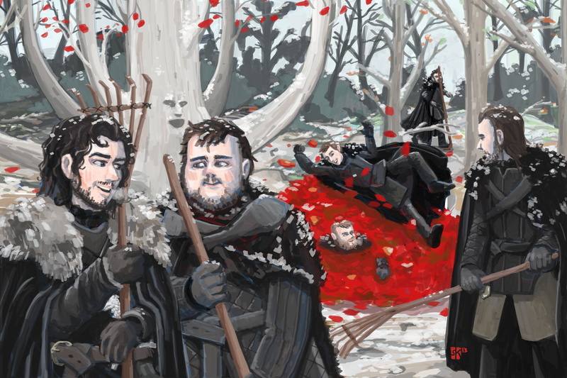 TV Show, Samwell Tarly, Dolorous Edd, 2K, Grenn (Game of Thrones), Jon Snow, Game Of Thrones