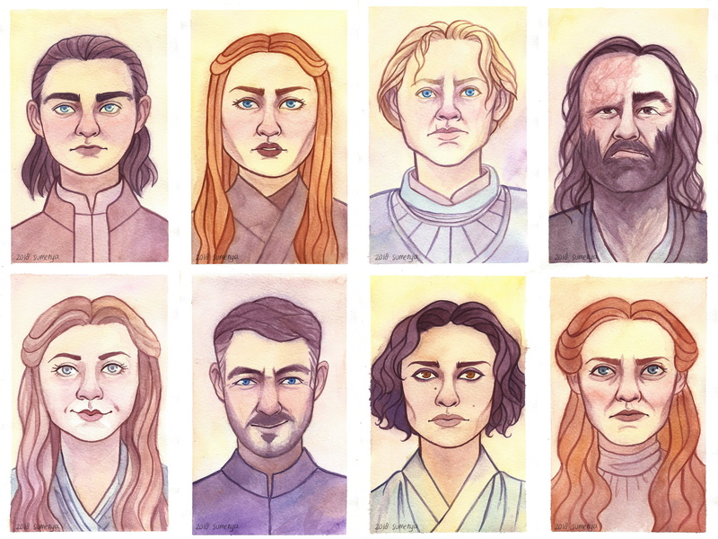 Arya Stark, Petyr Baelish, TV Show, Brienne Of Tarth, Margaery Tyrell, Sandor Clegane, Ellaria Sand, Catelyn Stark, 2K, Sansa Stark, Game Of Thrones