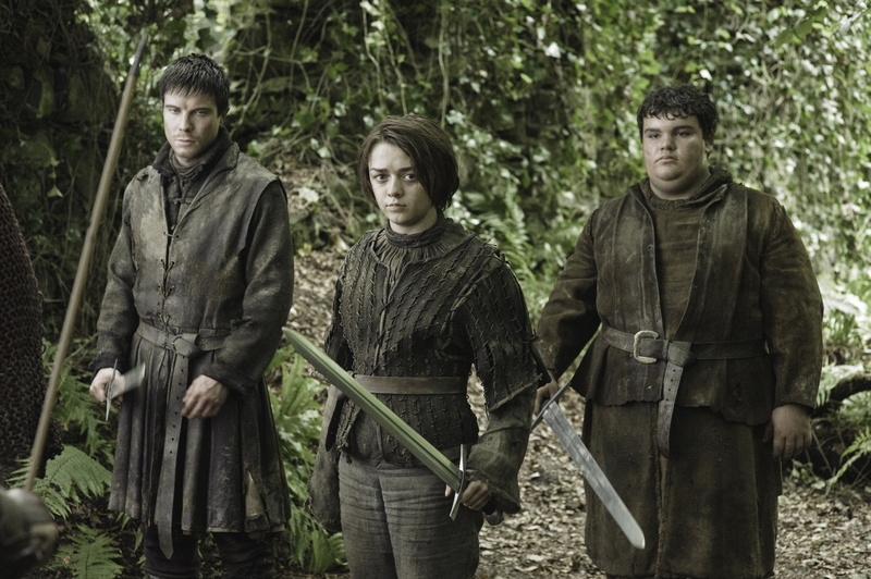Game Of Thrones, Joe Dempsie, TV Show, 2K, Arya Stark, Gendry (Game Of Thrones), Maisie Williams