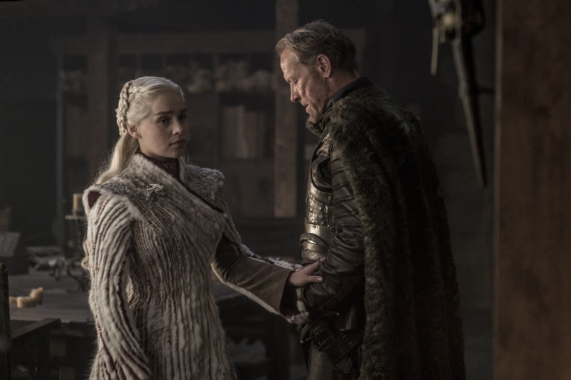 Emilia Clarke, Iain Glen, TV Show, Jorah Mormont, 4K, Game Of Thrones, Daenerys Targaryen