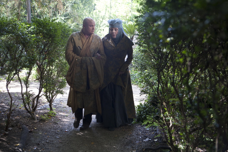 Diana Rigg, Game Of Thrones, Lord Varys, Olenna Tyrell, Conleth Hill, 4K, TV Show