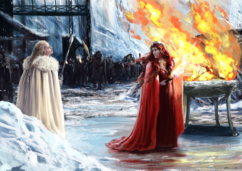 women, flame, water, burning, Princess Val, two, army, 4K, clothing, girls, wedding, motion, cloak, nature, fire - natural phenomenon, event