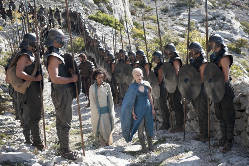 1080P, Daenerys Targaryen, TV Show, Game Of Thrones, Emilia Clarke, Missandei (Game Of Thrones), Nathalie Emmanuel