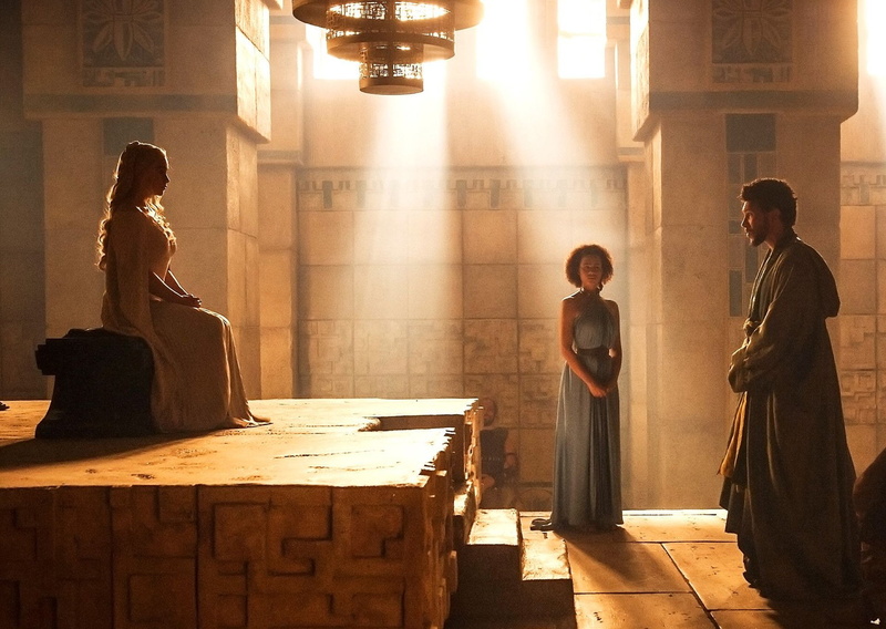 Joel Fry, Missandei (Game Of Thrones), Nathalie Emmanuel, Daenerys Targaryen, 1080P, Hizdahr zo Loraq, Emilia Clarke, TV Show, Game Of Thrones