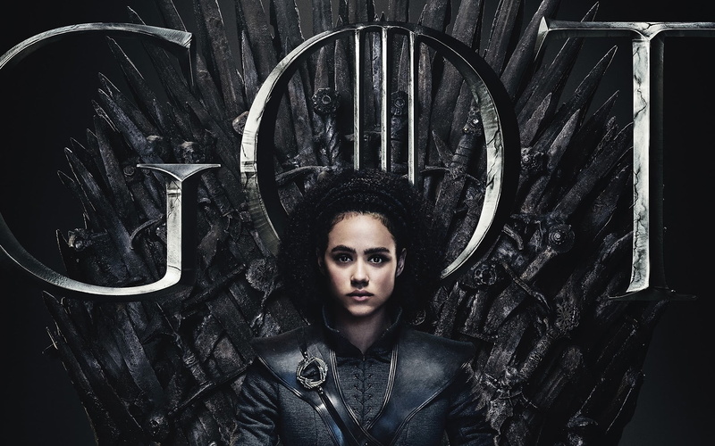 Game of Thrones, Nathalie Emmanuel, 1080P, tv series, ebony, black women, Missandei, Iron Throne, brunette