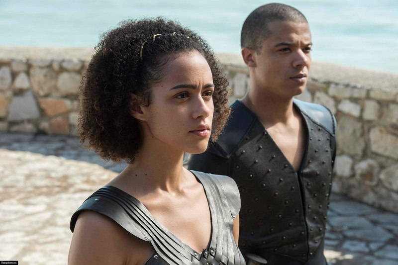 teenager, water, togetherness, couple - relationship, young adult, women, Missandei (Game Of Thrones), leisure activity, standing, Nathalie Emmanuel, real people