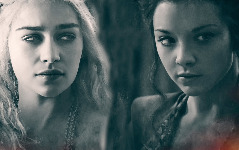 Natalie Dormer, Daenerys Targaryen, 2K, actress, Emilia Clarke, Game of Thrones, Margaery Tyrell