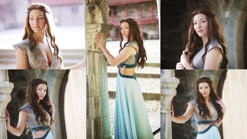 brunette, wavy hair, collage, Margaery Tyrell, long hair, A Song of Ice and Fire, Game of Thrones, women, 1080P, cosplay
