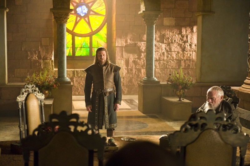 Game Of Thrones, TV Show, 1080P, Eddard Stark, Sean Bean, Pycelle (Game of Thrones), Julian Glover