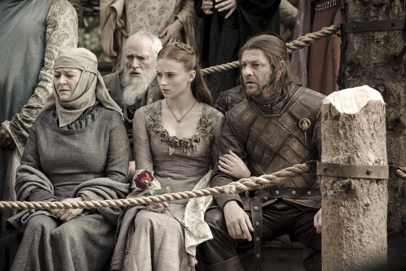 TV Show, Sansa Stark, Sophie Turner, 1080P, Game Of Thrones, Eddard Stark, Julian Glover, Sean Bean, Pycelle (Game of Thrones)