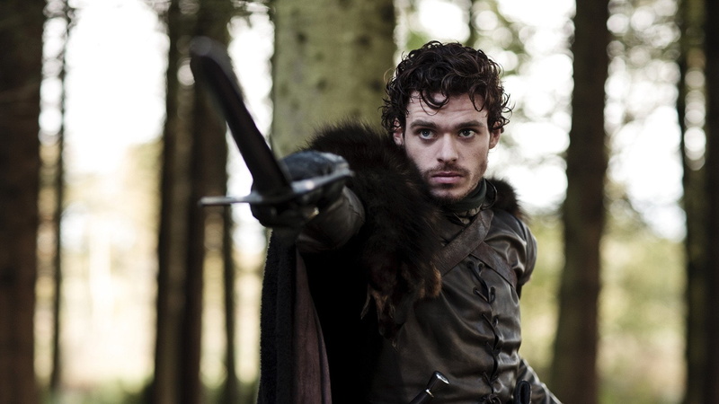 tree, nature, hunting, weapon, serious, young adult, Robb Stark, forest, aggression, Game Of Thrones, outdoors, land, plant, portrait, hunter, woodland