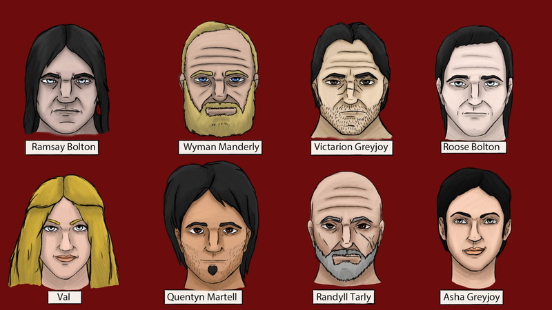 Roose Bolton, 1080P, Ramsay Bolton, Asha Greyjoy, Victarion Greyjoy, Fantasy, A Song Of Ice And Fire