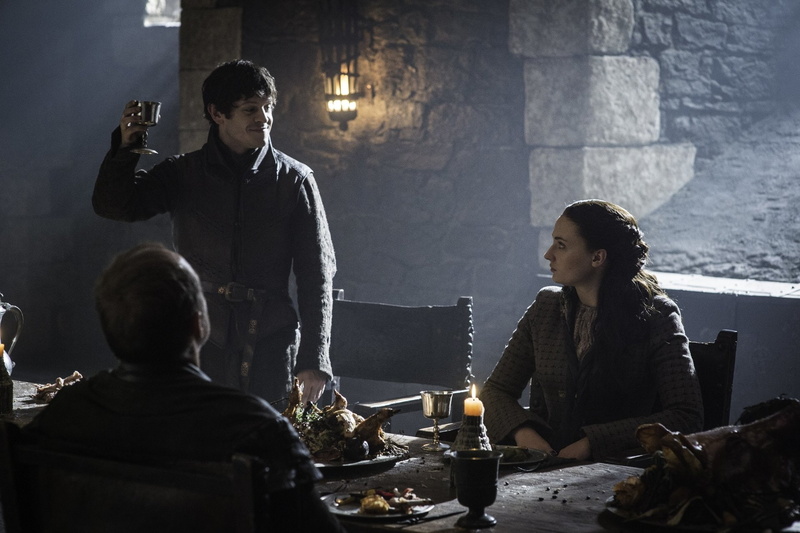 Iwan Rheon, Sophie Turner, 1080P, Game Of Thrones, TV Show, Ramsay Bolton, Sansa Stark