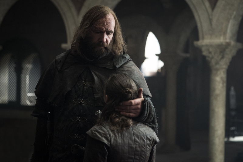 Rory McCann, Sandor Clegane, 2K, Maisie Williams, Game Of Thrones, TV Show, Arya Stark
