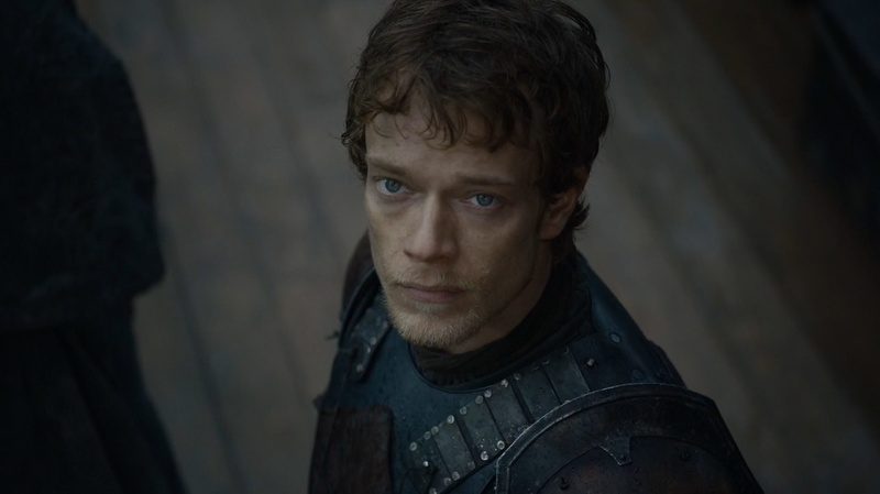 lifestyles, adult, clothing, men, young men, TV Show, jacket, looking at camera, warm clothing, focus on foreground, Theon Greyjoy, casual clothing, leisure activity