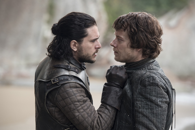 Game Of Thrones, Theon Greyjoy, Jon Snow, Alfie Allen, 4K, TV Show, Kit Harington