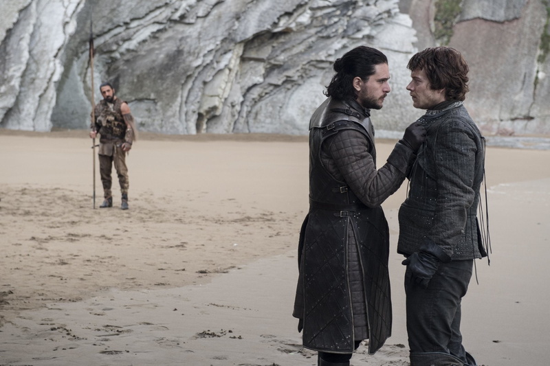 Game Of Thrones, Theon Greyjoy, TV Show, Jon Snow, Alfie Allen, Kit Harington, 1080P