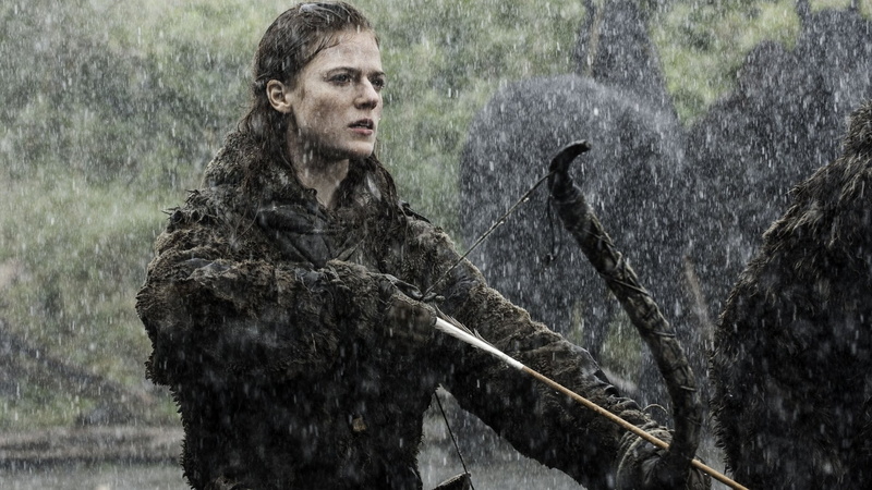 TV Show, bow, Ygritte (Game of Thrones), 1080P, arrow, black, Rose Leslie, Game Of Thrones