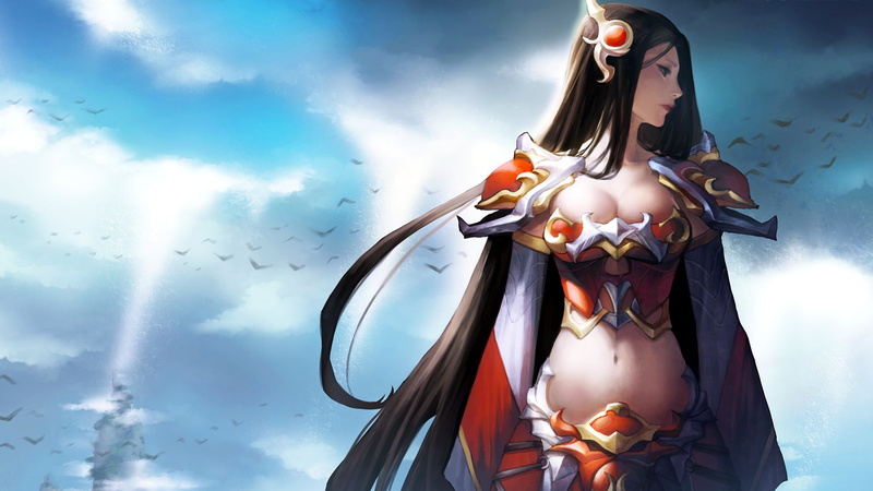 Irelia, League Of Legends, armor, 1080P