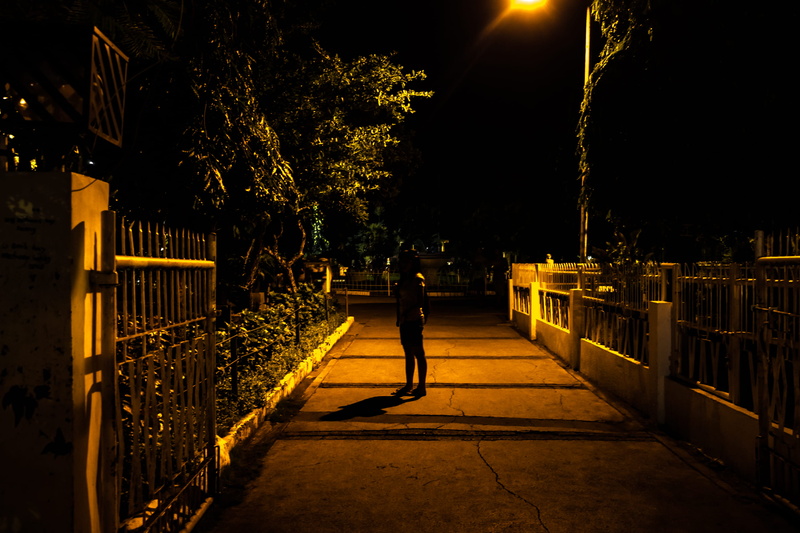 real people, the way forward, urban, one person, nature, footpath, men, lifestyles, full length, bohol, rear view, architecture, dark, shot, direction