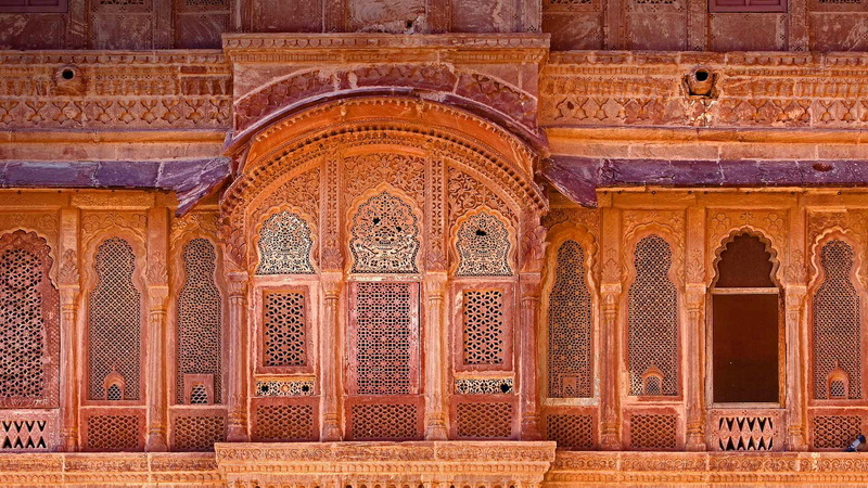 Jodhpur, fortress, 1080P, Mehrangarh, India, facade