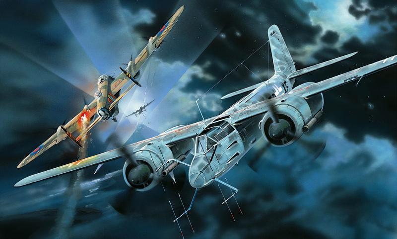 1080P, aviation, airplane, ta-154, ww2, art