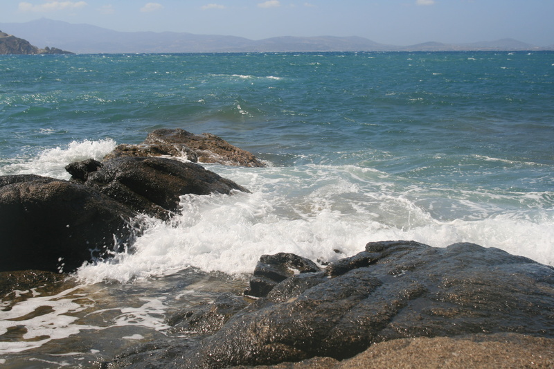 beauty in nature, breaking, greece, the mediterranean sea, 4K, nature, day, outdoors, hitting, wave, water, motion, power, no people, solid, sport, scenics - nature