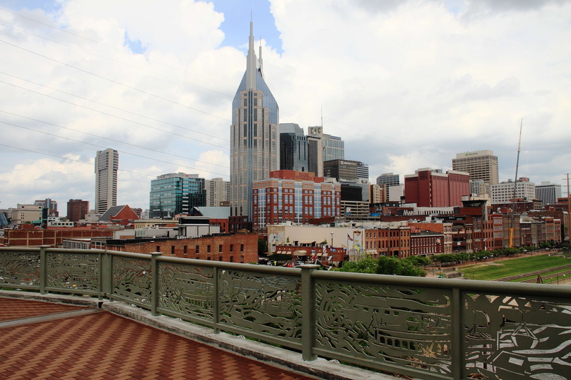 architecture, building exterior, tall - high, sky, nashville, 4K, landscape, day, bridge, downtown, city, office building exterior, cityscape, building