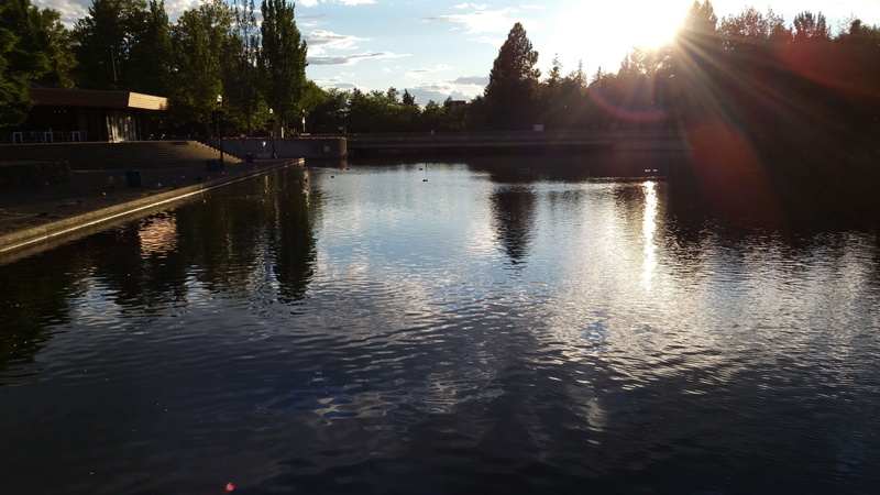 sunbeam, built structure, water, reflection, nature, tranquility, lake, sky, scenics - nature, plant, outdoors, waterfront, sun, beauty in nature, no people