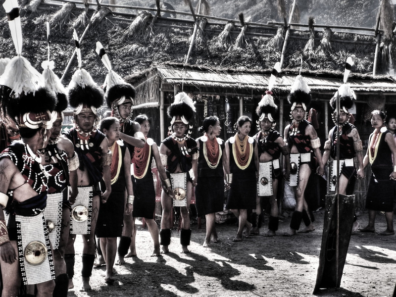 festival, lifestyles, men, crowd, leisure activity, enjoyment, women, day, large group of people, standing, arts culture and entertainment, kohima, outdoors