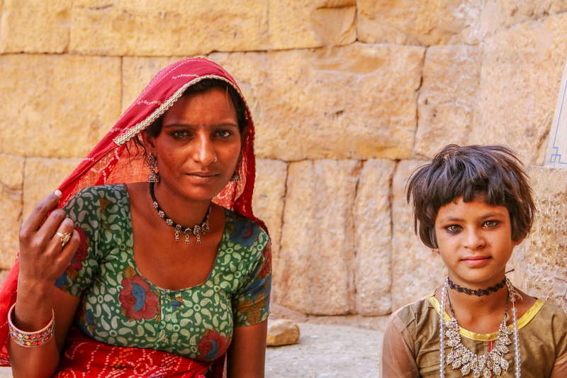 lifestyles, portrait, sitting, traditional clothing, people, emotion, child, hairstyle, 5K, tradition, human, india, desert, females, clothing, real people