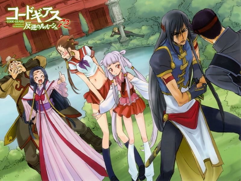 kaguya, li, anime, tianzi, geass, sumeragi, 720P, code, x, xingke, Sumeragi Kaguya, Code Geass, art, hd
