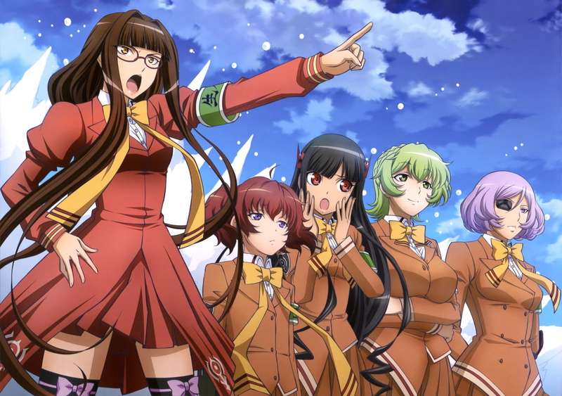 Hiei (Arpeggio Of Blue Steel), Anime, Haguro (Arpeggio Of Blue Steel), Ashigara (Arpeggio Of Blue Steel), 1080P, Myoukou (Arpeggio Of Blue Steel), Nachi (Arpeggio Of Blue Steel)