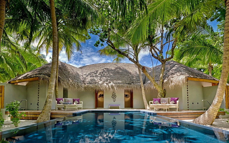  villa, pool, finolhu, maldives, hd, beach, baa, dusit, 1080P, atoll, thani