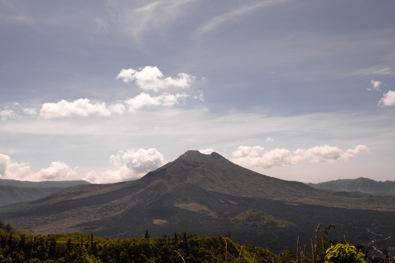 2K, day, sky, idyllic, remote, mountain, land, tranquil scene, clouds, non-urban scene, no people, mountain peak, tranquility, volcano, bali, indonesia