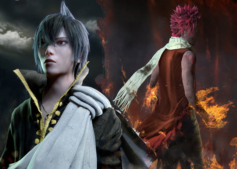 japonese, manga, anime, dragon, mahou, Natsu.Fairy Tail, madoshi, sugoi, 2K, Zeref