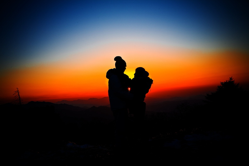 hug, 4K, sunset, sky, silhouette, lover, orange color, atmosphere, tranquility, night view, people, two people, republic of korea, emotion, outdoors, back Lit