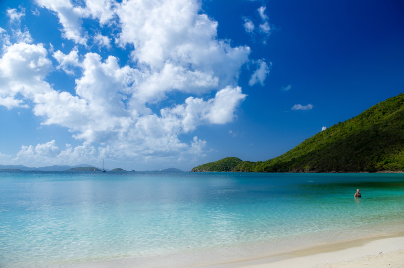 trip, horizon over water, tropic, caribbean, tree, 5K, water, nature, travel destinations, outdoors, clouds, clear, beach, scenics - nature, tranquility