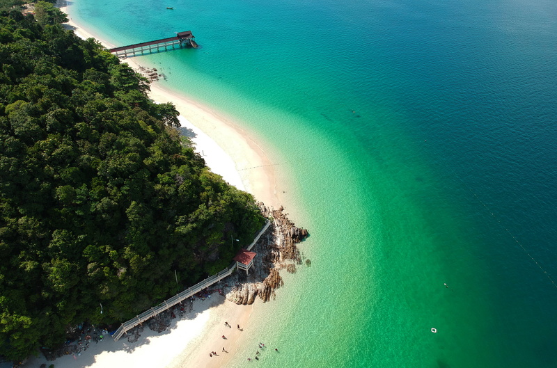 beach, seashore, tropical, seascape, recreation, vacation, travel, scenics - nature, turquoise colored, paradise, sand, scenic, bay, water, green color
