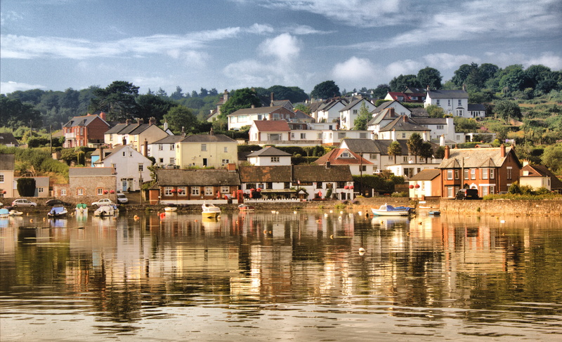 no people, Dawlish, building exterior, cloud, blue, scenery, tree, Uk, cloud - sky, waterfront, residential district, travel, Cockwood, south, building
