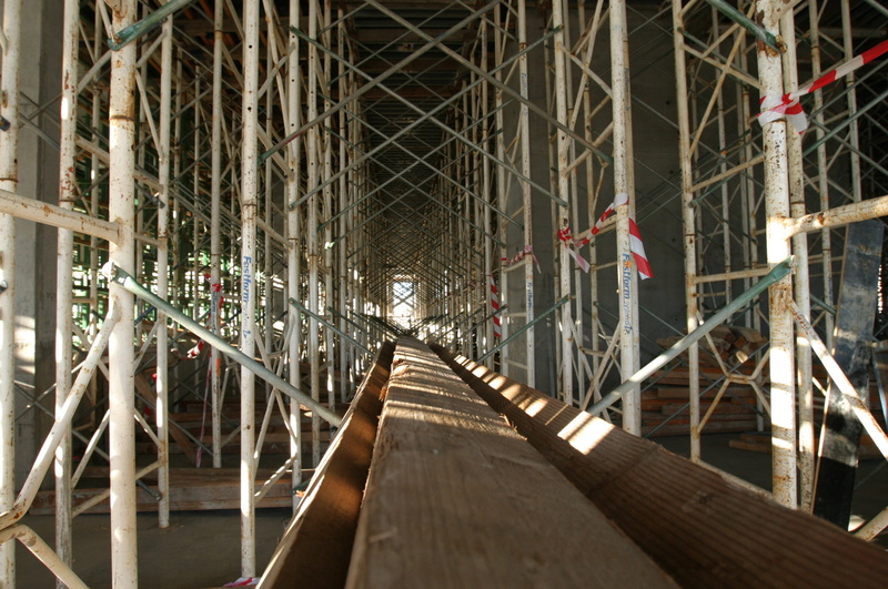 day, wood - material, built structure, no people, nature, footbridge, bridge, building, building exterior, architecture, skyscraper, construction site
