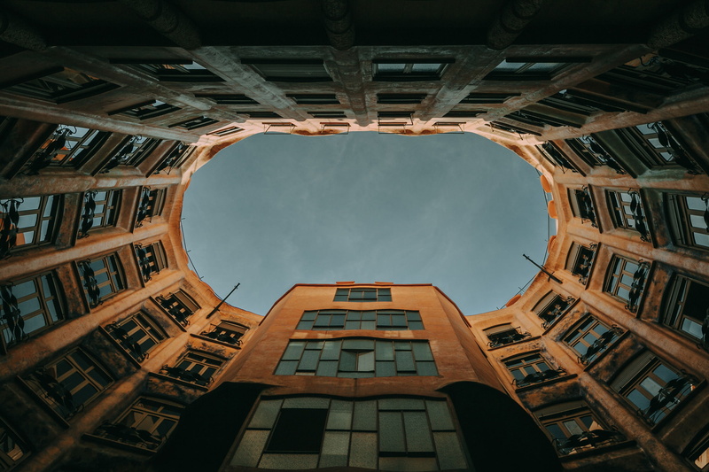 pattern, sky, 1080P, construction site, building